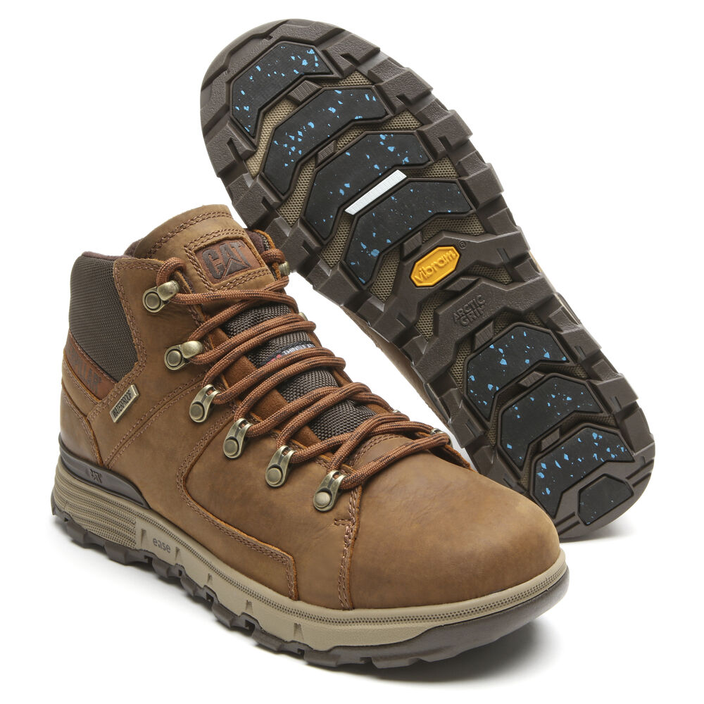 Vibram Sole CAT Stiction Hiker Waterproof Womens Hiking Shoes Brown Australia (GPJ961847)